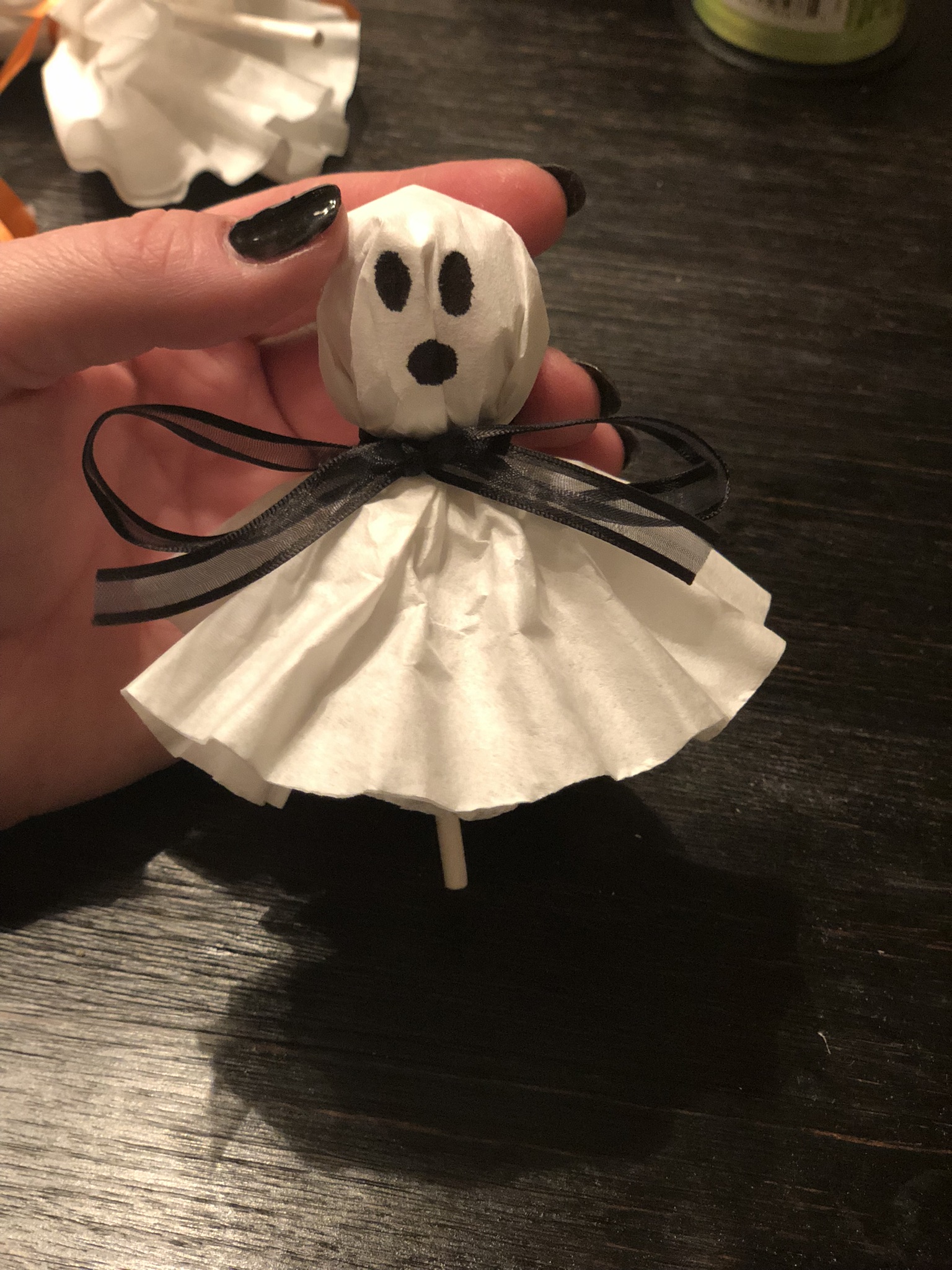 Halloween Kids Treat. Ghost Lollipop