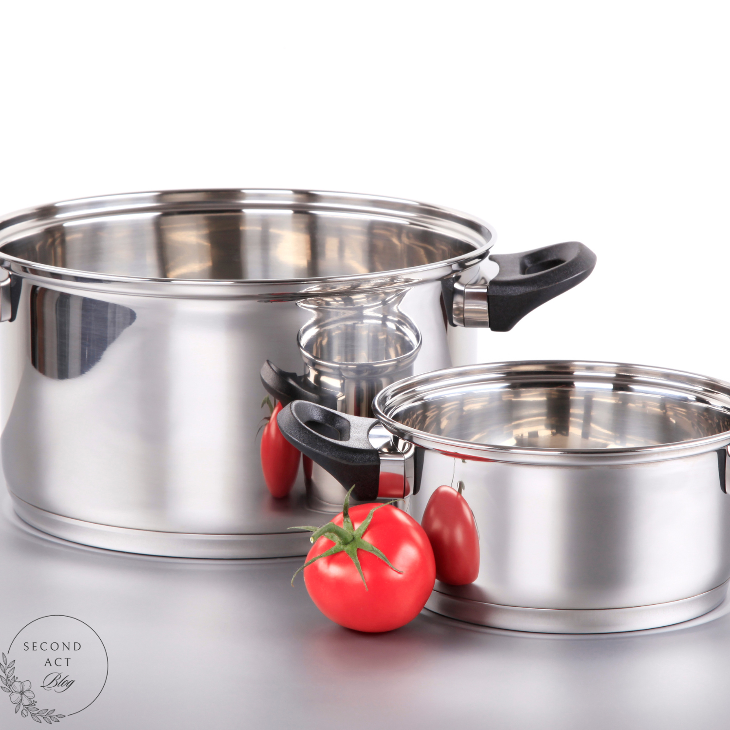 stainless steel pots and pans