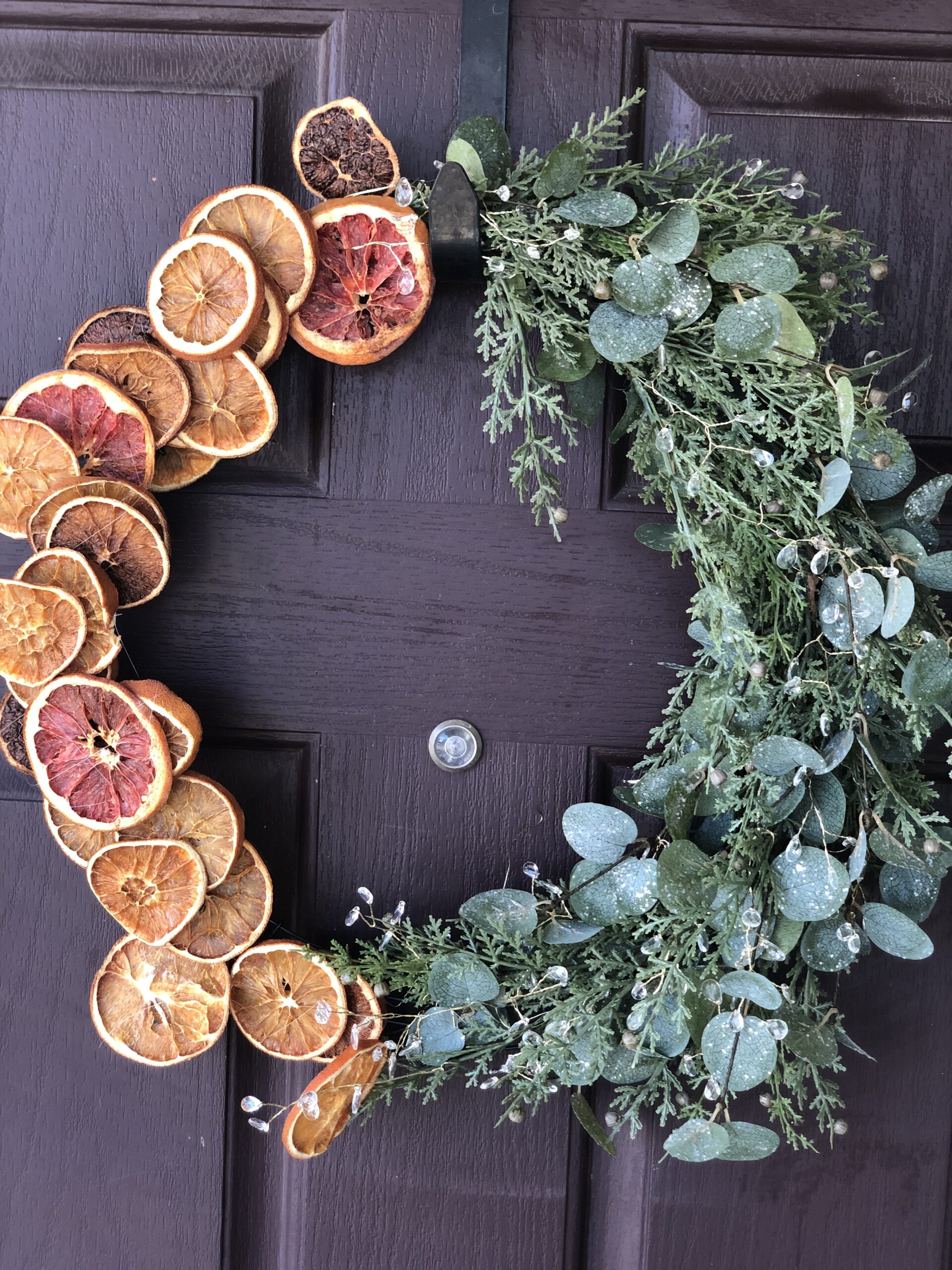 DIY Dried Orange Christmas Wreath